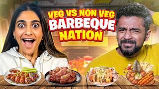 Barbeque Nation Challenge | Veg Vs Non Veg | The Urban Guide