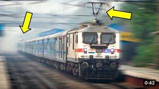 12004 Shatabdi Express Crossing at Full Speed 