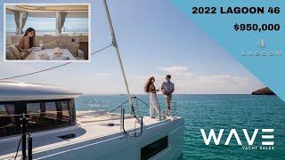 Fall in love with this 2022 lagoon 46. #Lagoon46#SailCatamaran#CatamaranLife#SailingAdventure