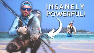 Fishing For SEA BEASTS On Massive Sand Flats (Maldives On The Fly Episode 5)