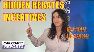 Car Buying | HIDDEN Rebates and Incentives - Oct 2020 - Car Smarts