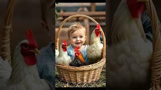 Ai Cutest babies with animals 🫶 #ai #cutebaby #cute #animals #love