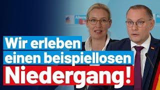 Alice Weidel und Tino Chrupalla zur aktuellen Lage in Deutschland! - AfD-Fraktion