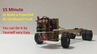 How to Make The Powerful RC Truck Homemade Idea with Easy way DC Motor Creative