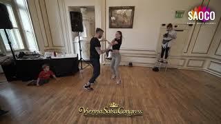 Oleg Sokolov and Lisa Vogler Classes at Vienna Salsa Congress 2019, Sunday 08.12.2019