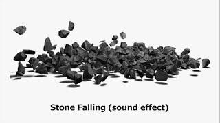 STONE FALLING sound effect