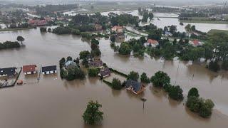 Powódź w Powiecie Dzierżoniowskim stan na poniedziałek