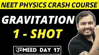 GRAVITATION  in ONE SHOT || ALL Concepts , Formulae, Shortcuts , PYQs|| NEET Physics Crash Course