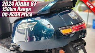 2024 TVS iQube Electric ST 150km Range Top Model, On Road Price, Features