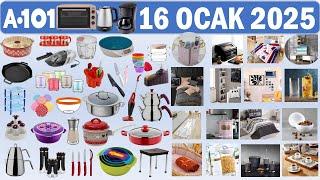 A101 16 Ocak 2025  AKTÜEL ÜRÜN KATALOĞU | ÇEYİZLİK MUTFAK | ALDIN ALDIN BEKLENEN ÜRÜNLERİ | BU HAFTA