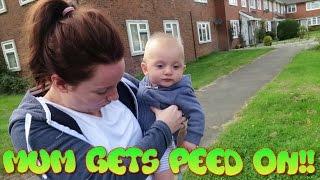 Mum gets peed on! Budding Burnett - 21st vlog