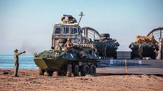 U.S Navy - Landing Craft Air Cushion #LCAC Hovercraft Full Operations  @Defxofficials