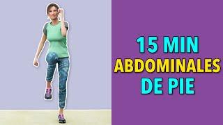 15 Min Entrenamiento Abs de Pie - Ejercicios de Caminata en Casa