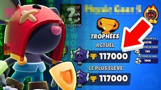 CE JOUEUR BRAWL STARS A 117 000 TROPHÉES ! 