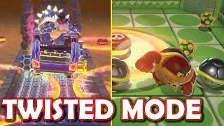 TWISTED MODE All Bosses Super Mario 3D World!!