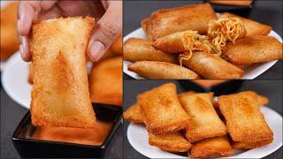 BREAD NOODLES PUFF RECIPE | MAGGI BREAD POCKET | BREAD MAGGI SNACKS | NOODLES PUFF RECIPE | N'Oven