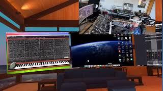 The future of music production!? Meta Quest3 immersive studio environment