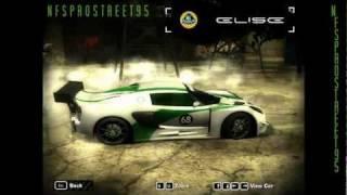 NFSPROSTREET95: Show's my car and hot to tuning a Lotus Elise (NFS MW) [HD 720p]