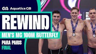 "On sparkling form"  | Men's 100m Butterfly Para Paris Final | Aquatics GB Swimming Champs 2024