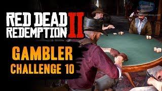 Red Dead Redemption 2 Gambler Challenge #10 Guide - Win 3 hands of Poker in a row
