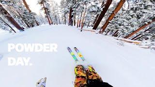 POV: Unexpected POWDER DAY Skiing at HEAVENLY!!