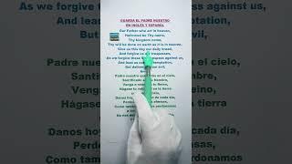 Aprende el Padre Nuestro en Inglés y Español: ¡Fácil y Rápido! #aprendoinglescantando6191 #ingles