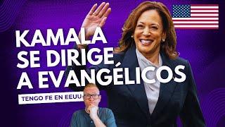 Kamala va tras el voto evangélico citando (incorrectamente) el evangelio de Lucas 