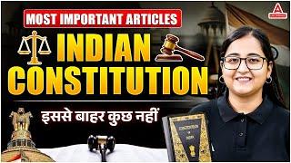 Most Important Articles of the Indian Constitution | CUET PG LLB & MH CET Law 2025