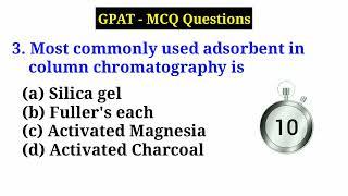 GPAT previous important MCQ Questions | GPAT simple important questions | #gpat #mcq #gpatmcq