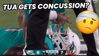 Tua Tagovailoa CONCUSSION   CARTED OFF Vs Bengals | ‘SCARY’ INJURY!