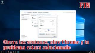 Solucion ERR_CONNECTION_RESET de Chrome en Windows 10