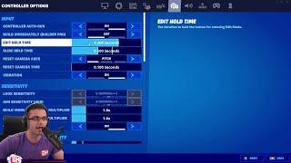 Nick Eh 30's Fortnite Settings