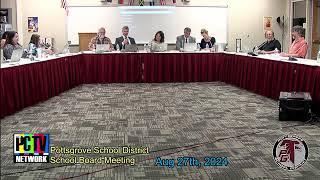 Pottsgrove School Board Meeting August 27th, 2024 at 7:00pm