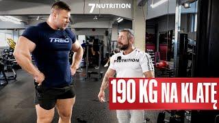 190 kg na sztandze! Razem zrobili trening wyciskania! Roman Eremashvili i Damian Kuffel