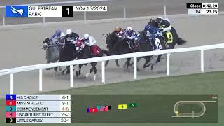 Gulfstream Park Carrera 1 - 15 de Noviembre 2024