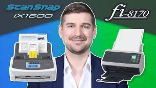  ScanSnap iX1600 vs.  fi-8170 - Desktop Scanner Comparison