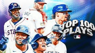 MLB's Top 100 Plays of 2024! (Ft. historic moments from Shohei, Judge, Skenes & MORE)