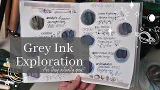 Grey Fountain Pen Ink   | Ink Exploration No. 2