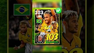 Neymar 103 Training || Neymar Best Training Guide || eFootball ||