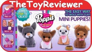 Poppit S1 Starter Kit Clay Mini Puppies Unboxing Toy Review by TheToyReviewer