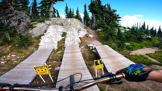 This Rocky Bike Park has one of the Coolest Jump Lines!