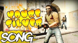 CS:GO Song | "You're Silver" |#NerdOut (Jason Derulo - Get Ugly Parody) Feat Deluxe 4!