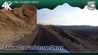 A sunset drive along Canon City's Skyline Drive, Colorado in 4K from TakeMyTrip