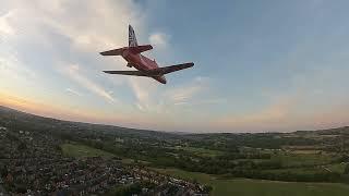 Red Arrows Dusk Formation With Audio