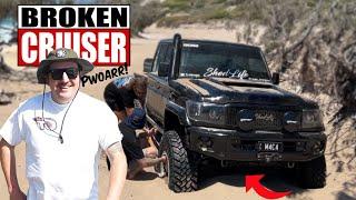 We take POOLY to Fraser Island ! (Does not go to plan..)