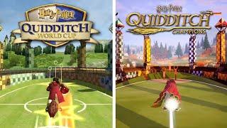 Comparing Quidditch World Cup to Quidditch Champions