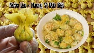 Cách làm món Hoành Thánh chay với vị Nước Lèo đặc biệt