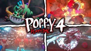 Poppy Playtime: Chapter 4 - All Bosses Death