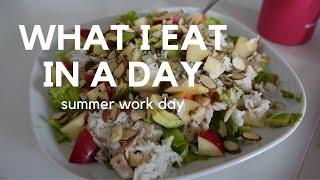 WHAT I EAT IN A DAY: Summer Work Day Edition