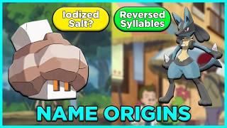 How Do Pokemon Get Their Names?